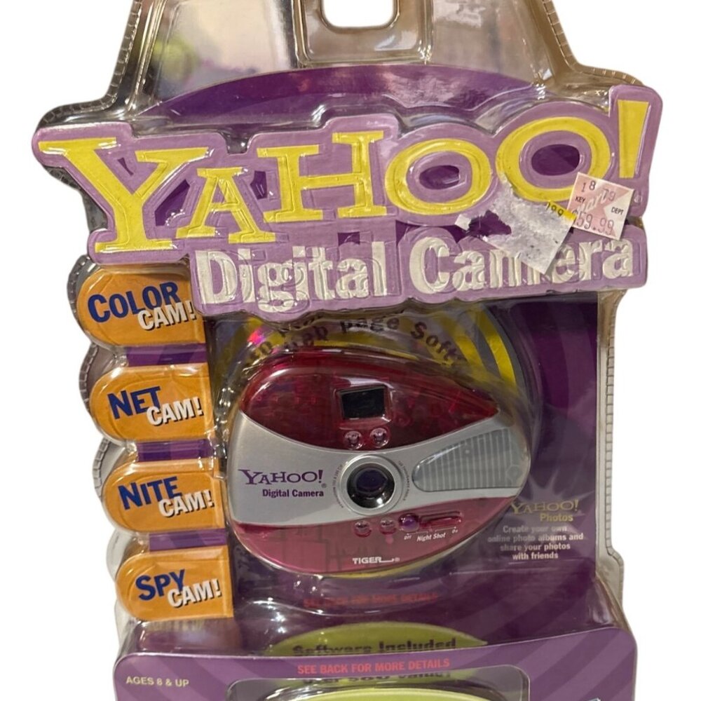 Yahoo! Digital Camera Color Net Nite Spy Cam Ages 8+ New In Packaging 2000 Tiger